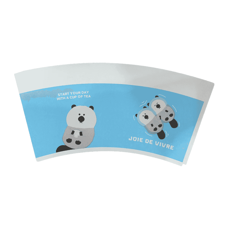 7oz biodegradables Tlač papiera ventilátor